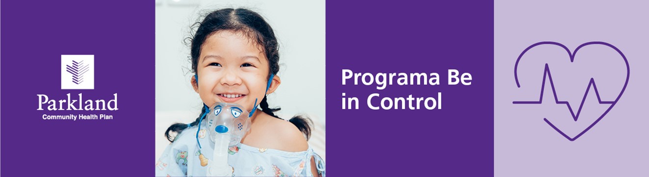 Be in Control Program banner - orange