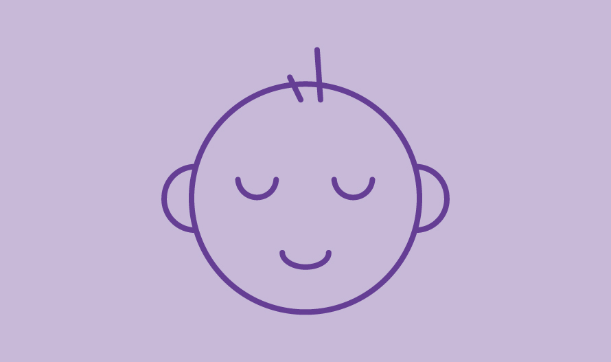 Well-Child Checkups Icon - Purple