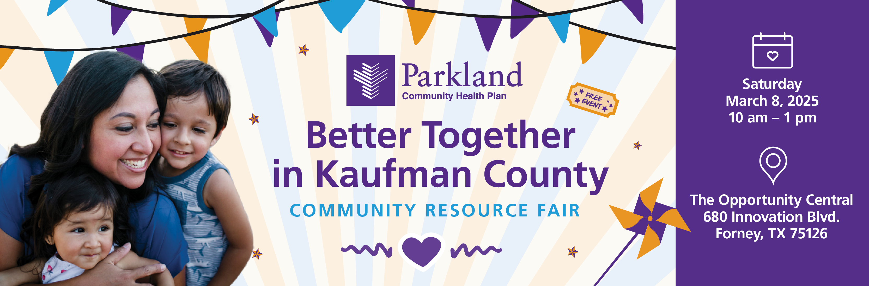 Better Together Resource Fair in Kaufman County banner 