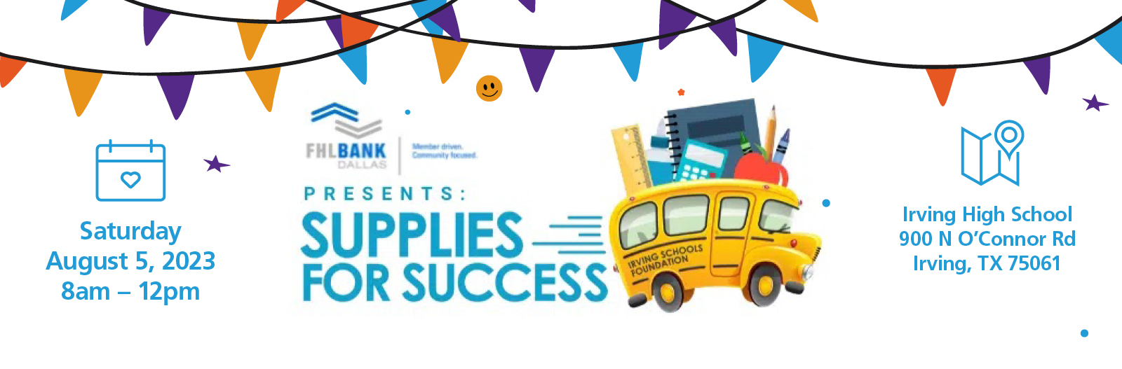 PCHP Supplies For Success Banner A