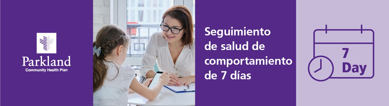 7-Day Behavioral Health Follow-Up banner - orange