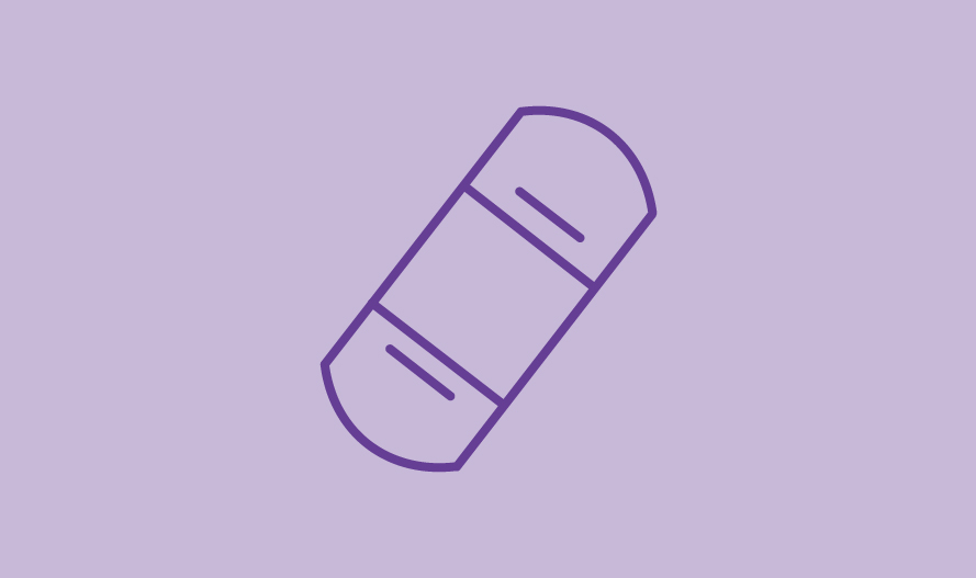 Flu Vaccine Icon - Purple